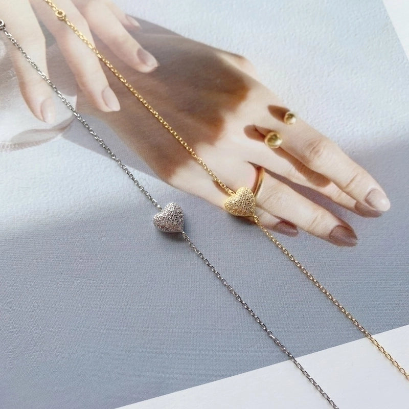 Silver Bracelets heart