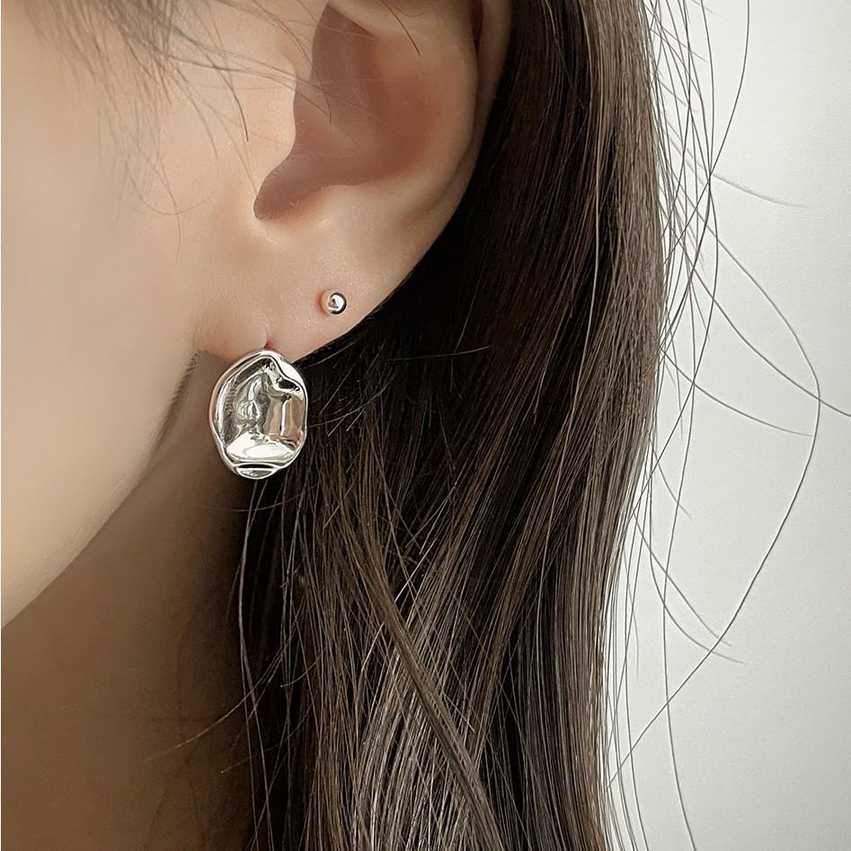 Silver Droplet Earrings