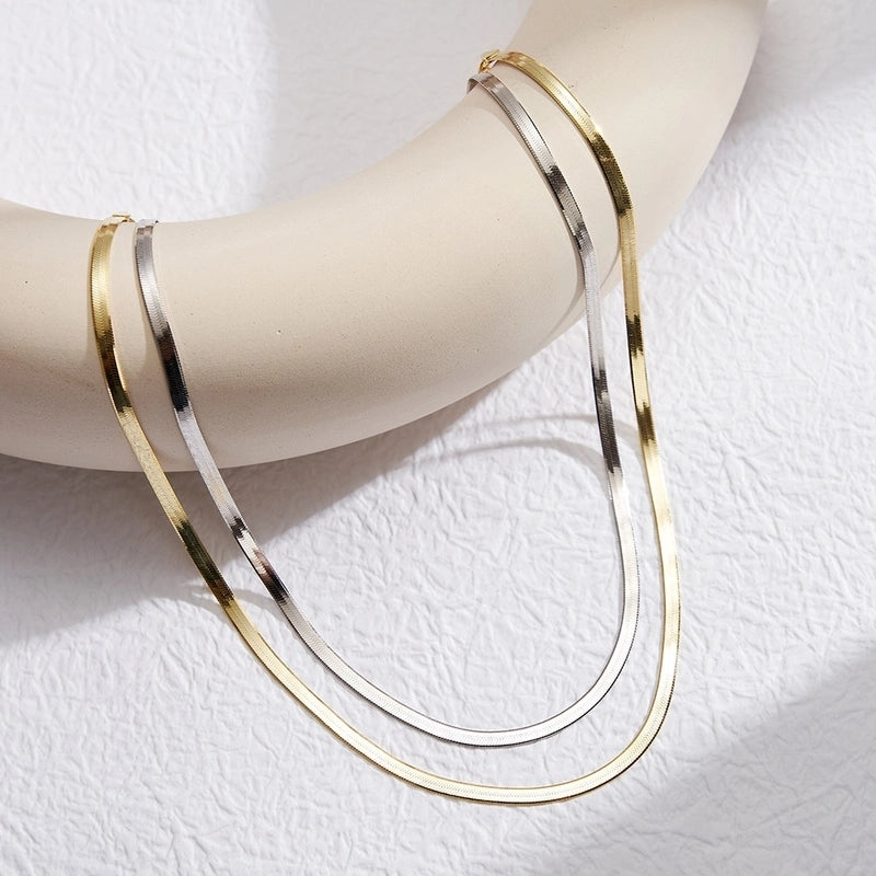 Silver Snake Necklace