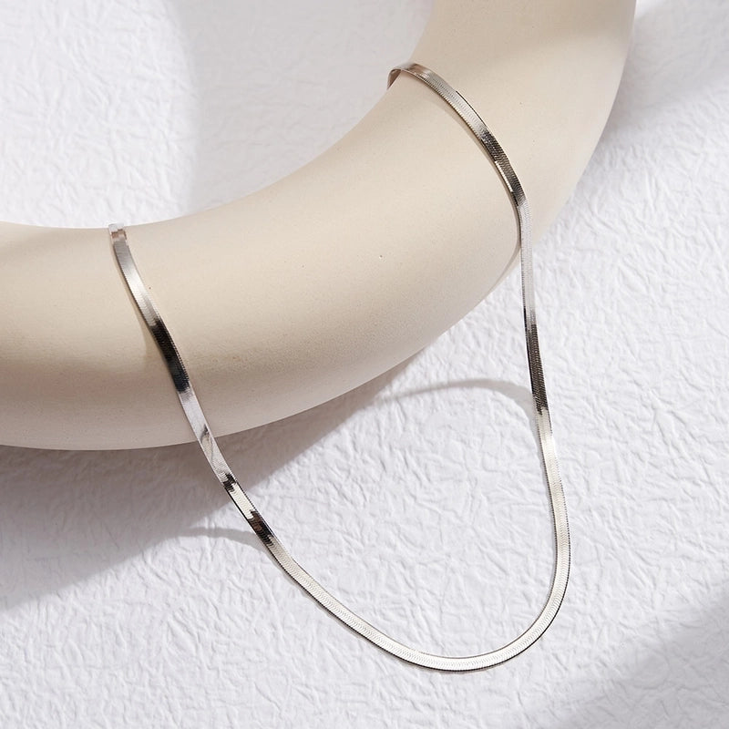 Silver Snake Necklace